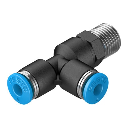 Festo Push-In T-Fitting QSTL-1/8-4-100 QSTL-1/8-4-100